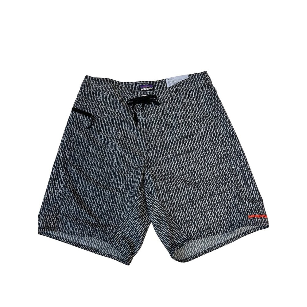 Patagonia GEOMETRIC Wavefarer Board Shorts 21" size 34 NWT